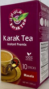 Karak Tea Masala- just add Hot water, stir stir vigorously and enjoy.